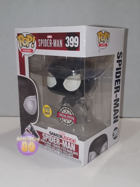 SPIDER MAN FUNKO POP 399 GLOWS IN THE DARK SPECIAL FUNKO POP