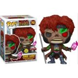 ZOMBIE GAMBIT FUNKO POP ! 793 GLOWS IN THE DARK SPECIAL EDITION MARVEL