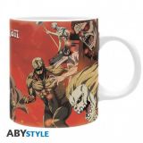 MUG ATTACK ON TITAN : SCENE DE BATAILLE L ATTAQUE DES TITAN