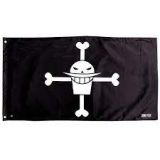 DRAPEAU ONE PIECE : BARBE BLANCHE 120X70CM