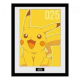 CADRE PIKACHU MONO 30X40