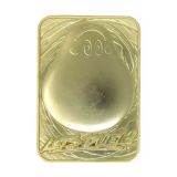 CARTE METALLIQUE PLAQUE OR 24 CARATS MARSHMALLON EDITION LIMITEE 5000 EXEMPLAIRES