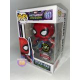 SPIDER-MAN FUNKO POP ! 997 GLOW CHASE MECH STRIKE MARVEL